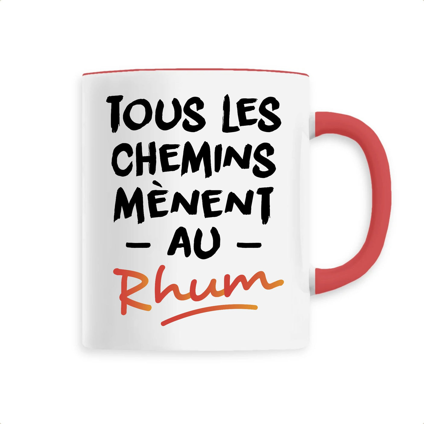 Mug Tous les chemins mènent au Rhum