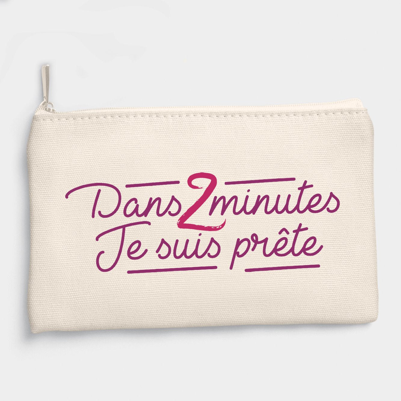 Pochette Deux minutes Beige