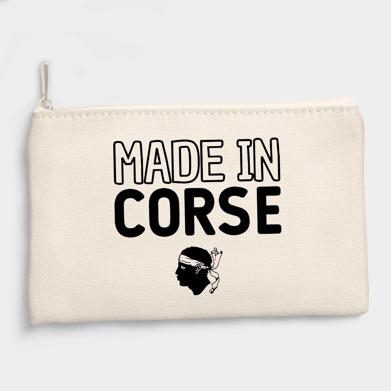 Pochette Made in Corse Beige