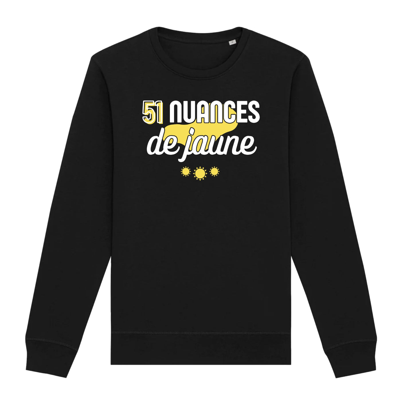 Sweat Adulte 51 nuances de jaune
