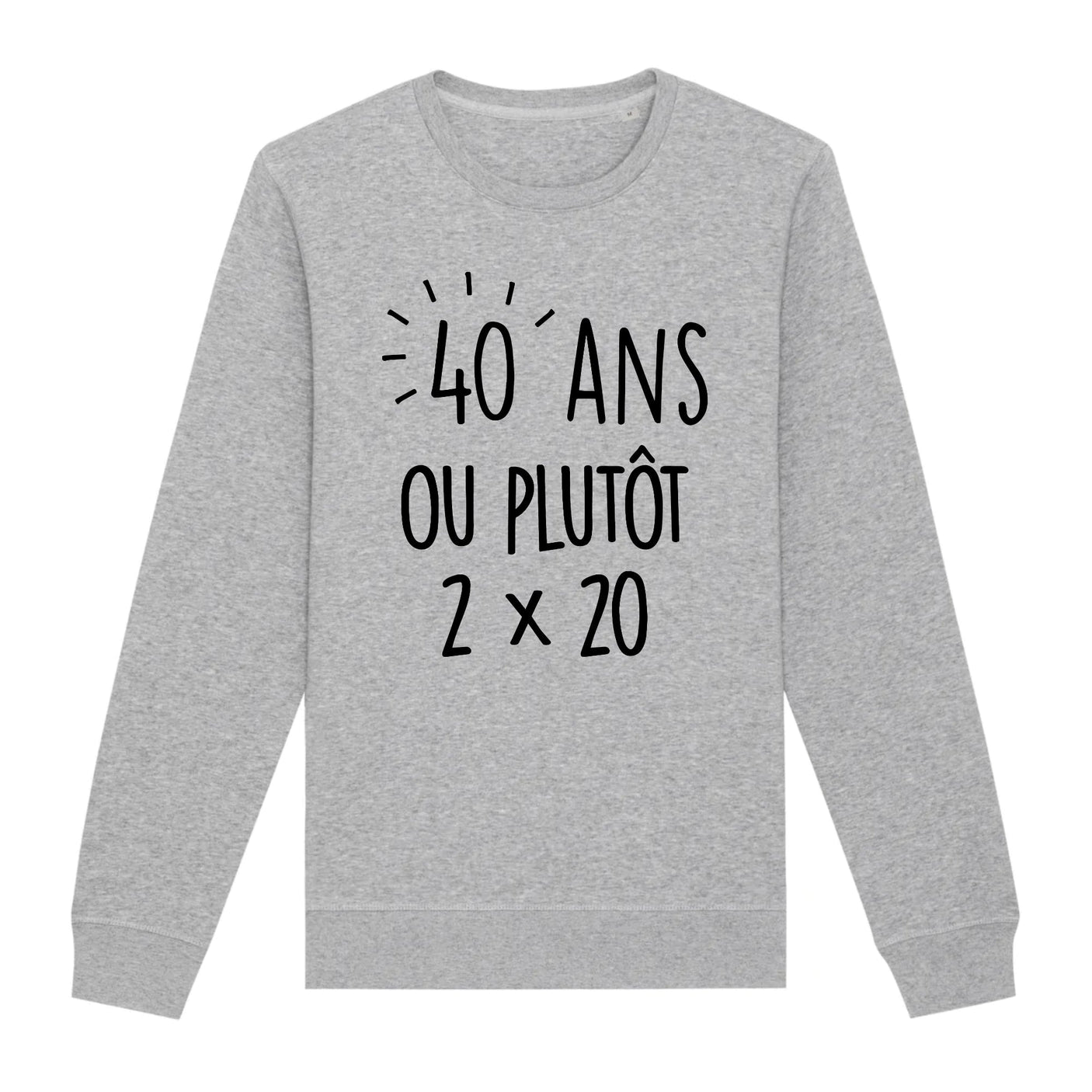 Sweat Adulte Anniversaire 40 ans