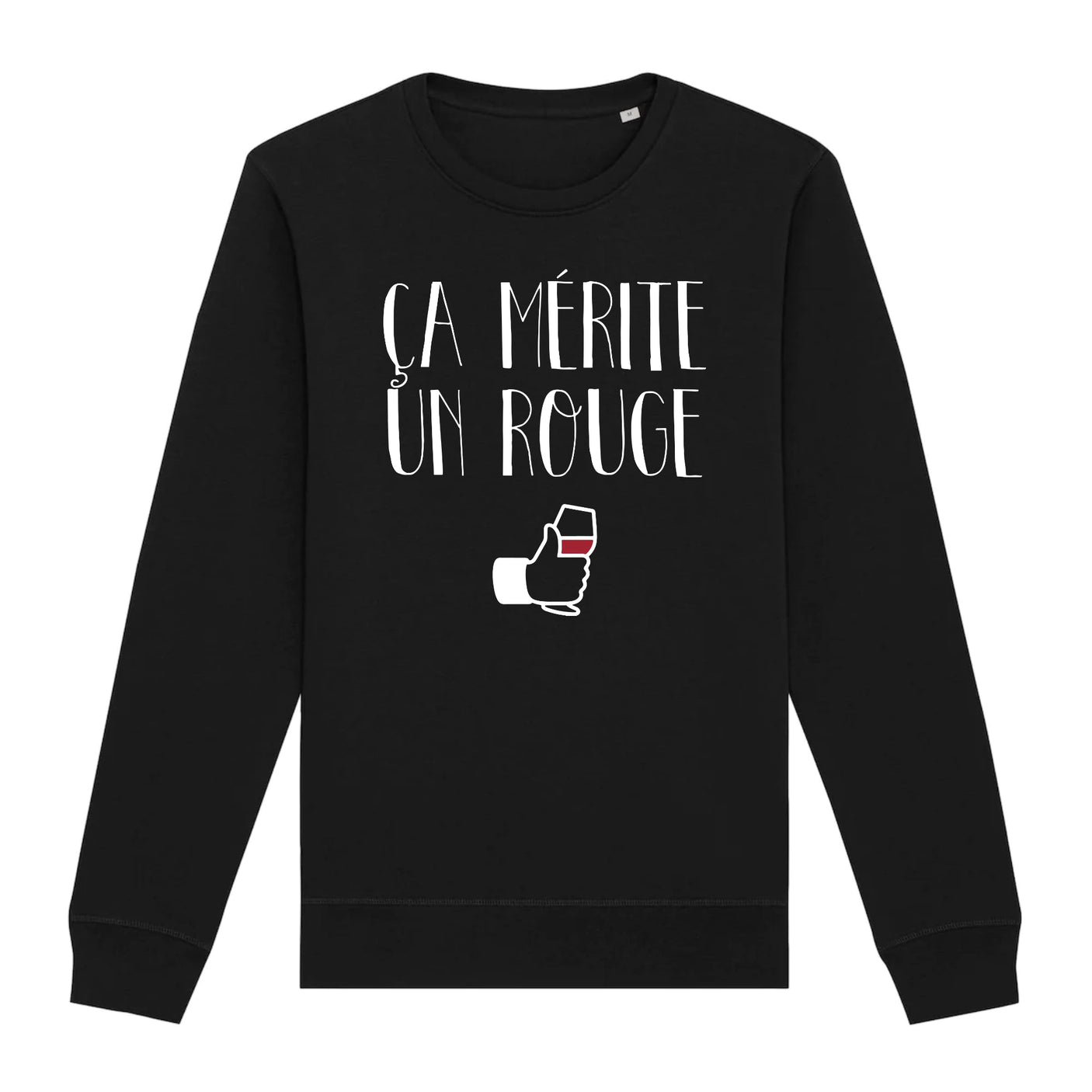 Sweat Adulte Ça mérite un rouge