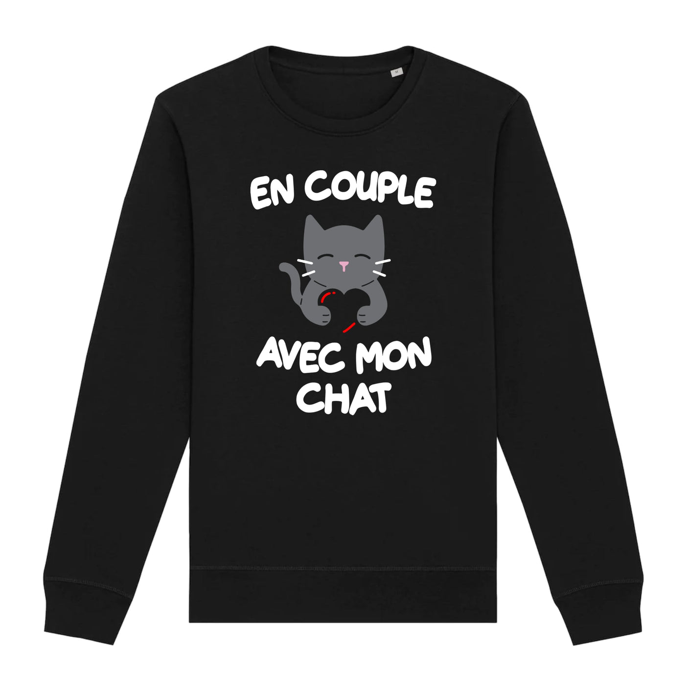 Sweat Adulte En couple avec mon chat