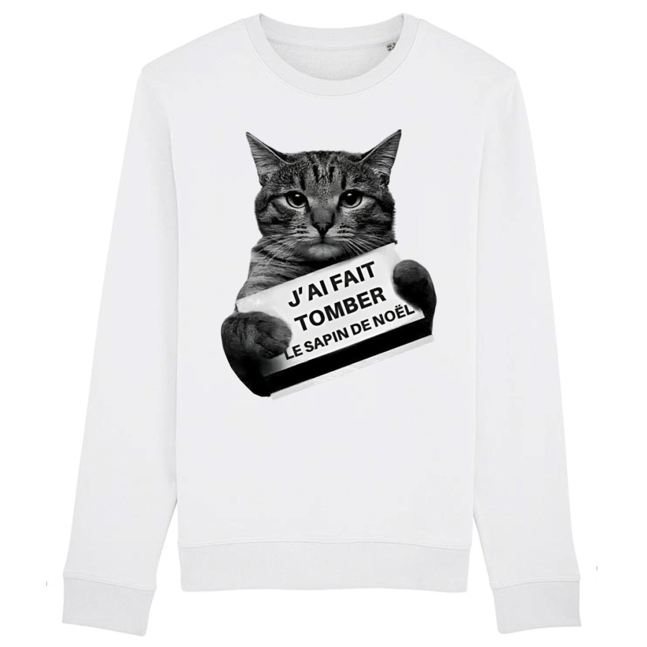 Sweat Adulte J'ai fait tomber le sapin