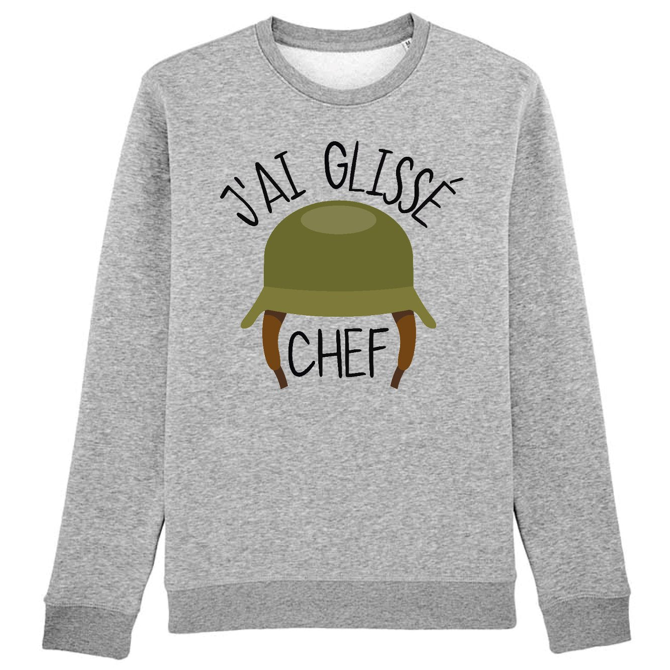 Sweat Adulte J'ai glissé chef