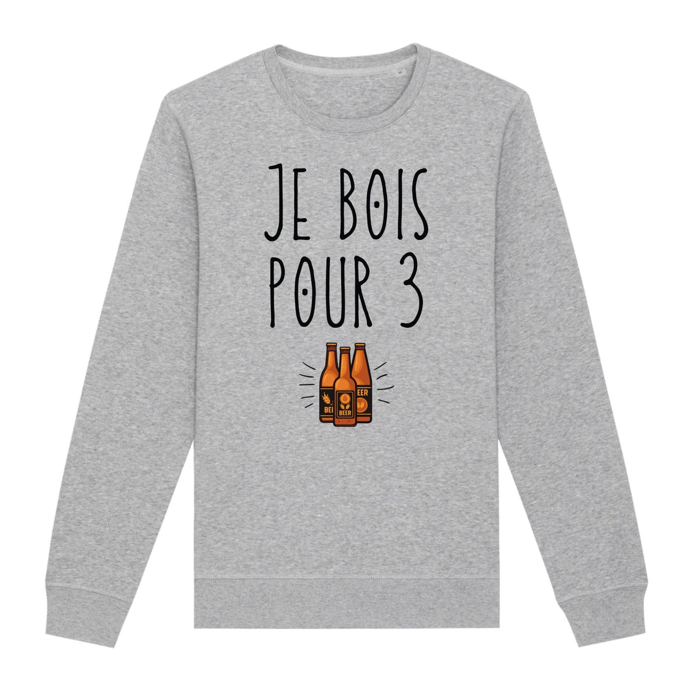 Sweat Adulte Je bois pour 3