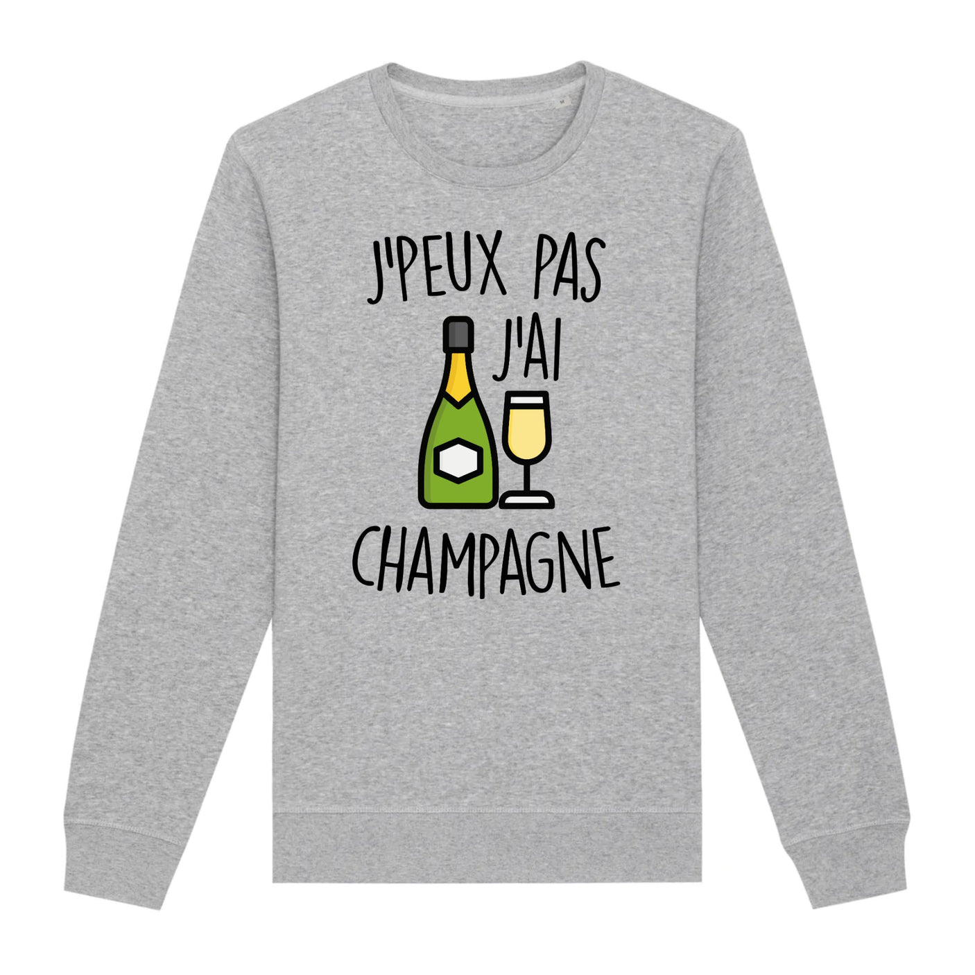 Sweat Adulte J'peux pas j'ai champagne