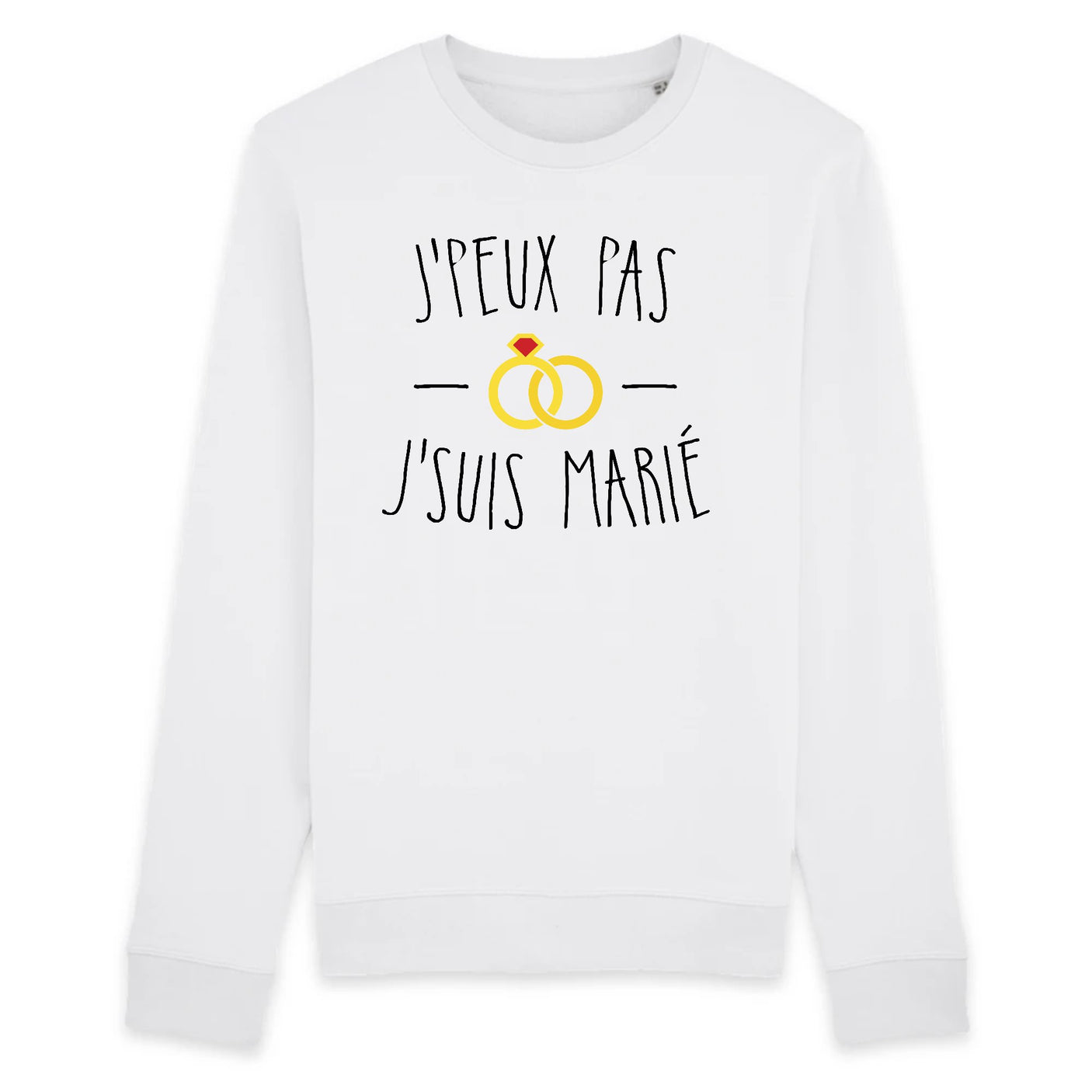 Sweat Adulte J'peux pas j'suis marié