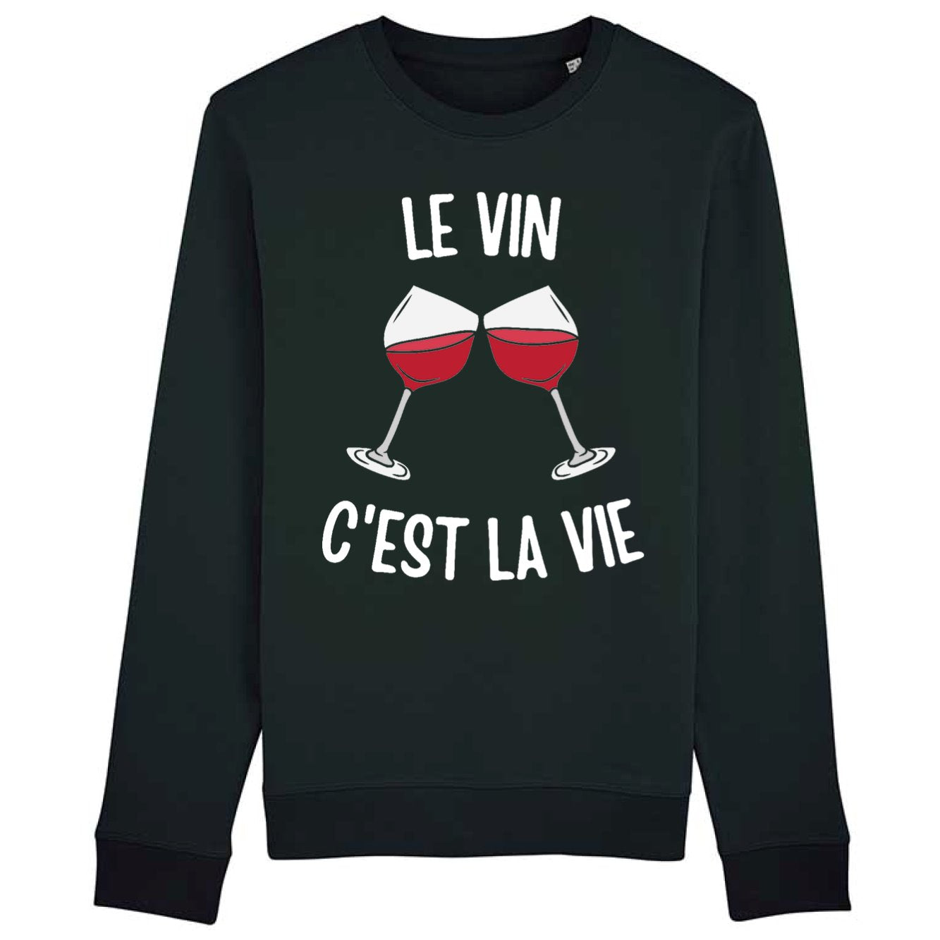Sweat Adulte Le vin c'est la vie