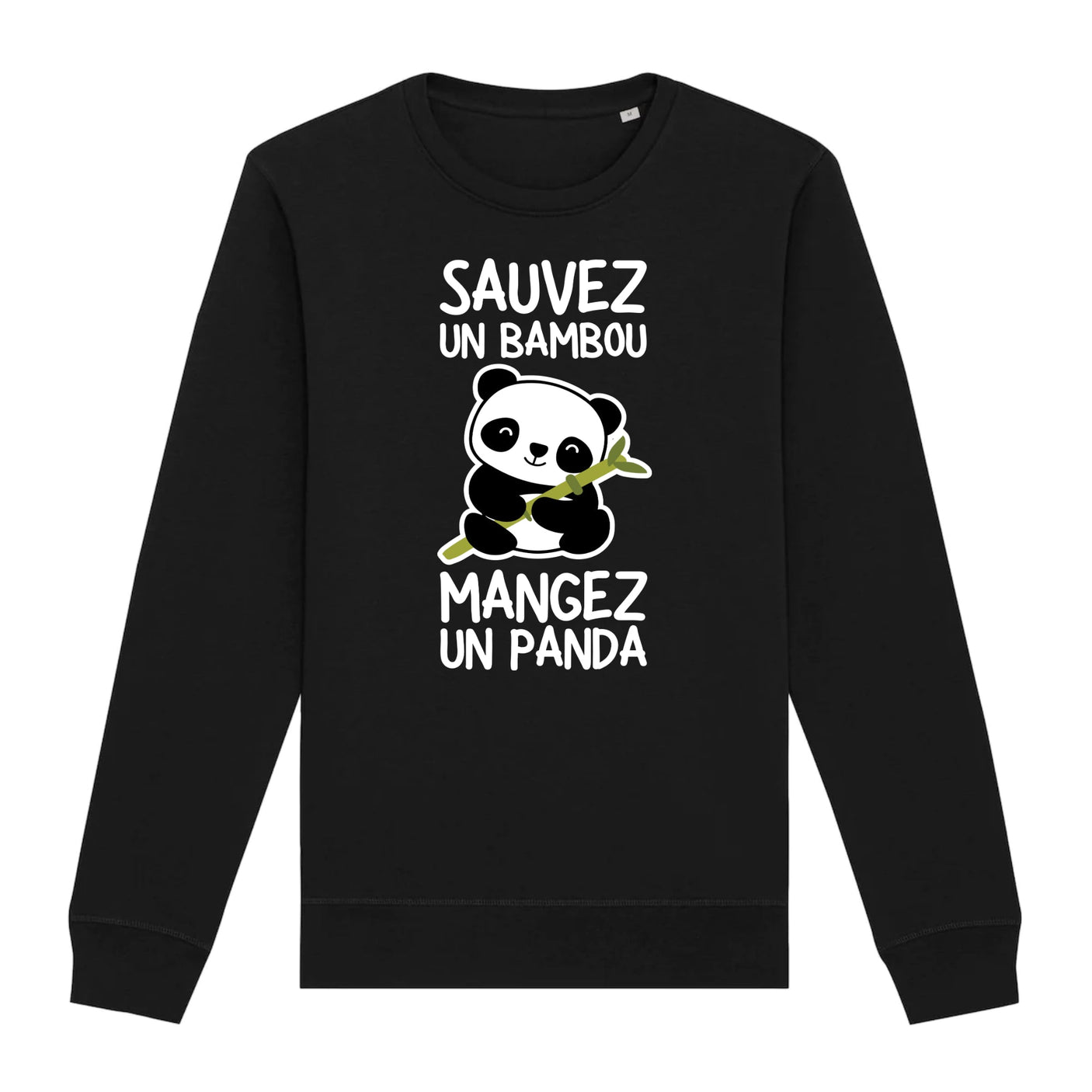 Sweat Adulte Sauvez un bambou, mangez un panda