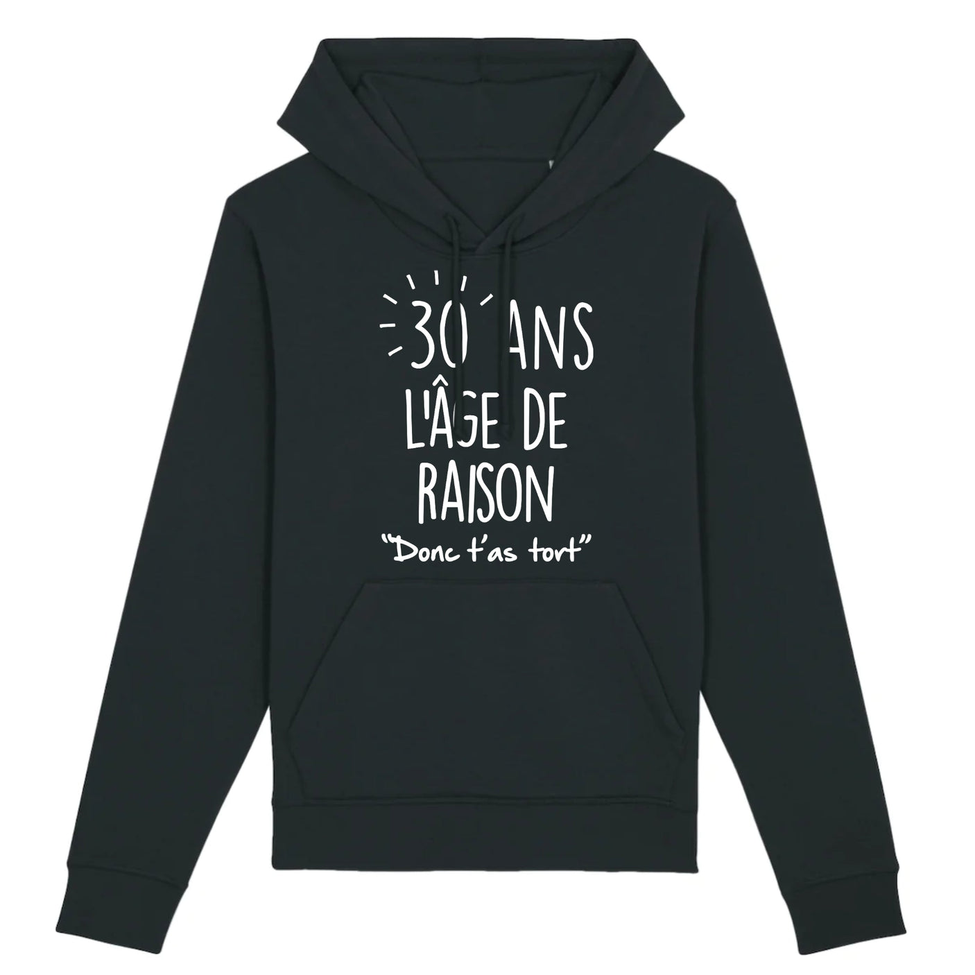Sweat Capuche Adulte Anniversaire 30 ans