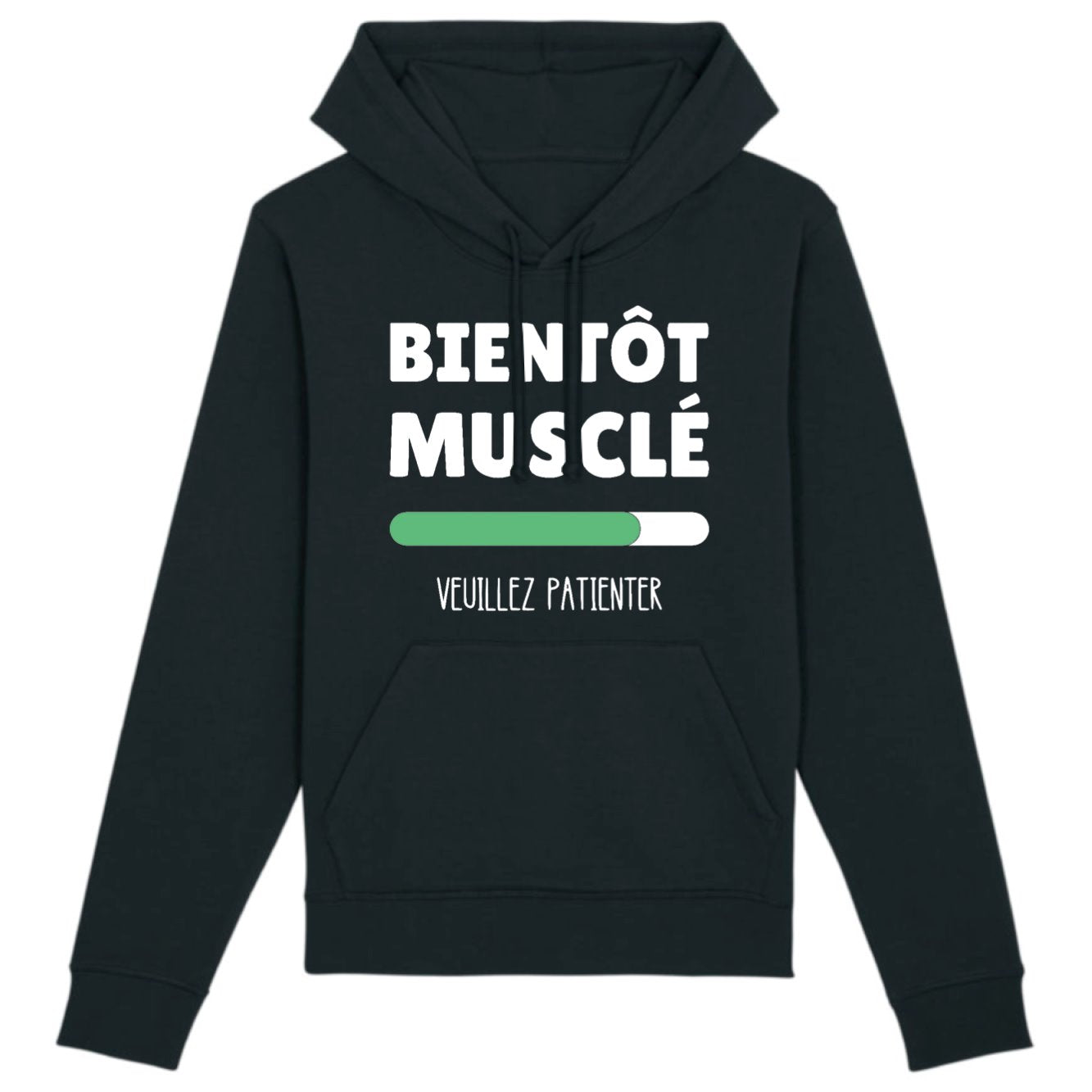 Sweat Capuche Adulte Bientôt musclé