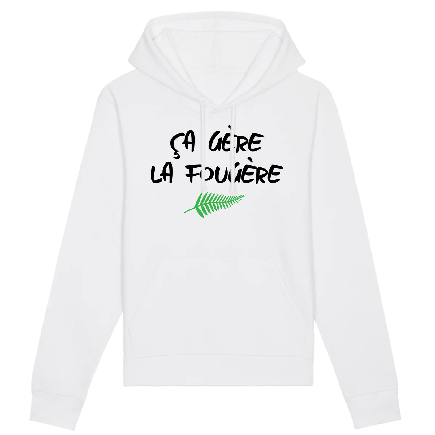 Sweat Capuche Adulte Ça gère la fougère