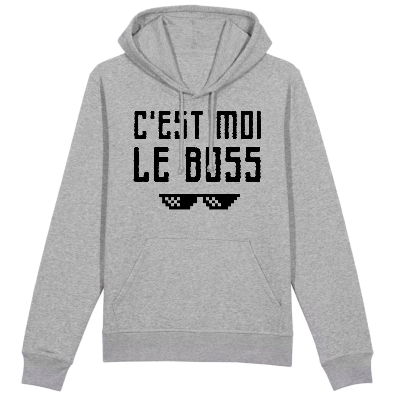 Sweat Capuche Adulte C'est moi le boss
