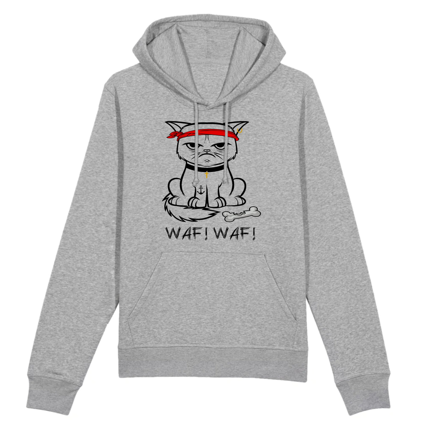 Sweat Capuche Adulte Chat bad boy