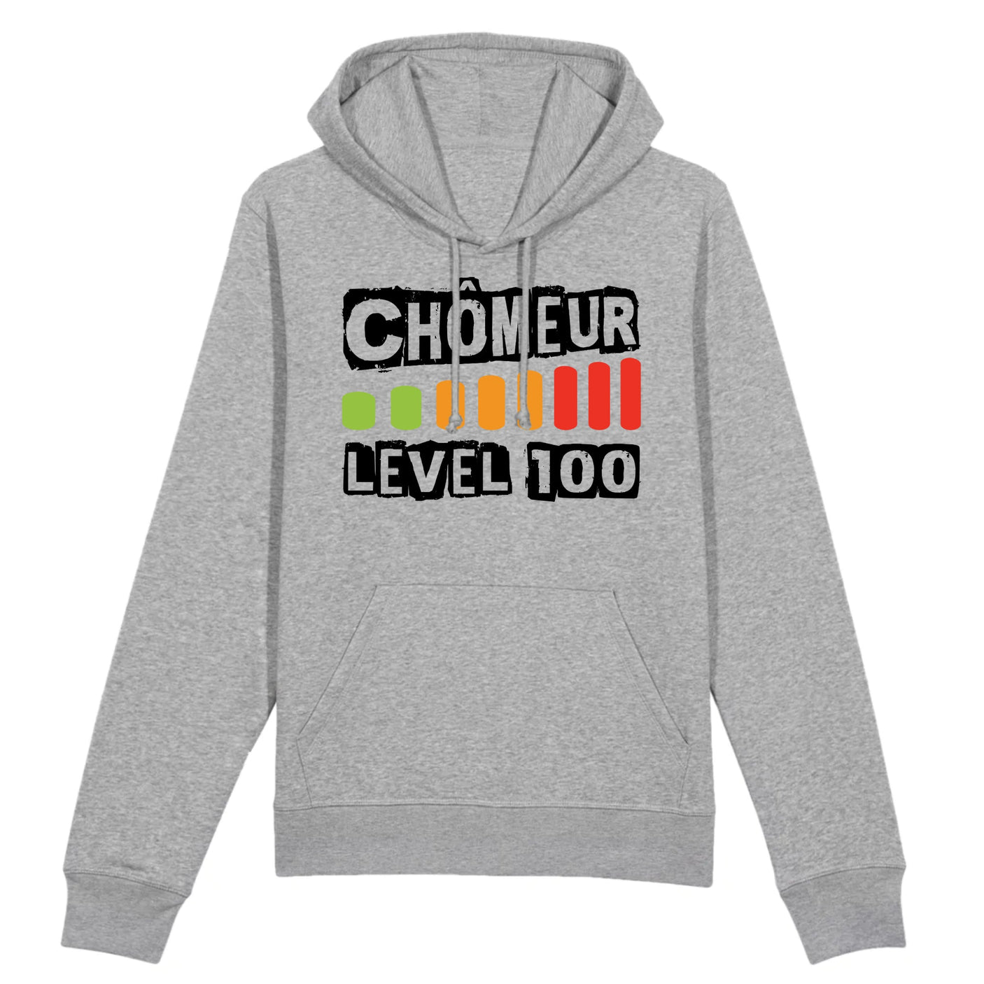 Sweat Capuche Adulte Chômeur level 100