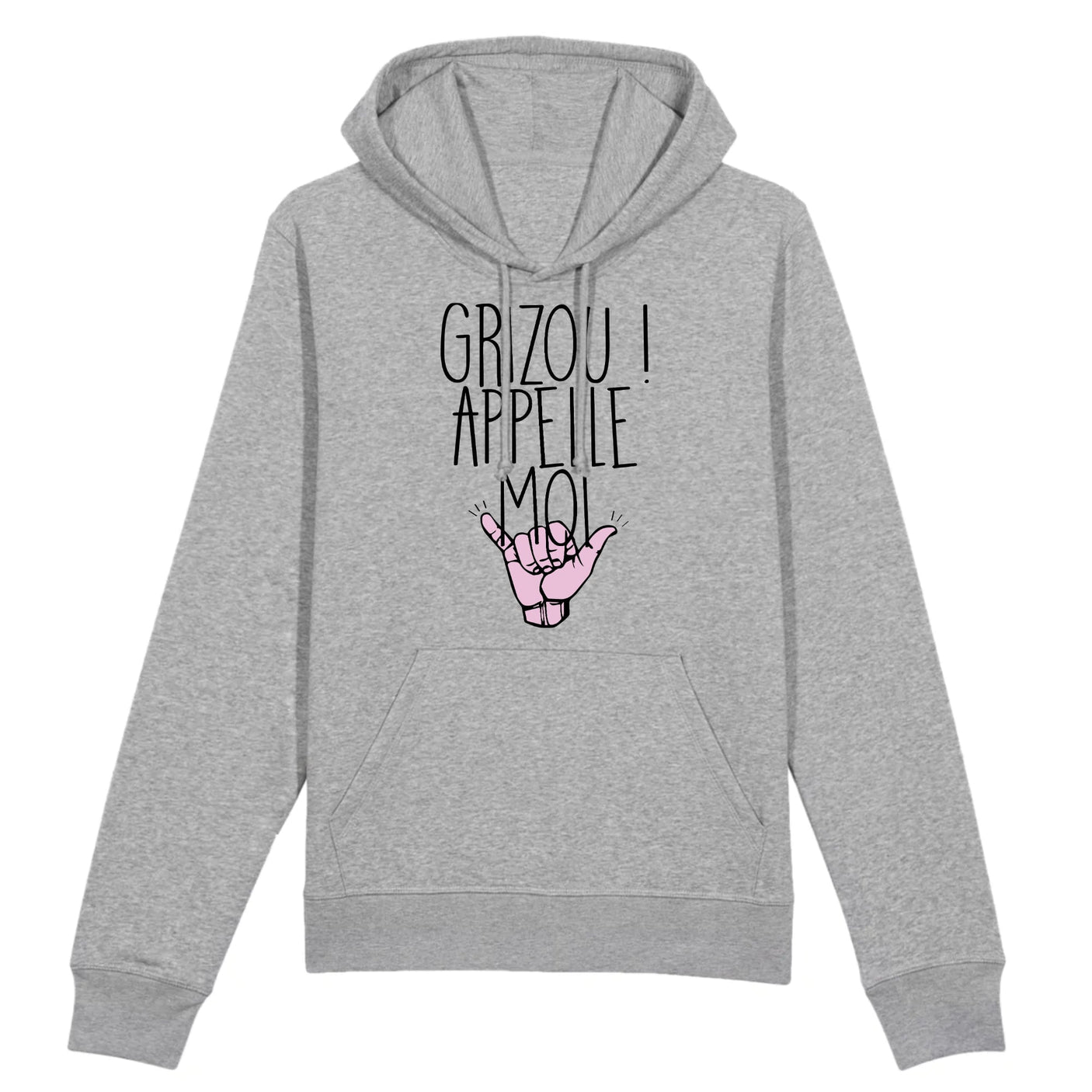 Sweat Capuche Adulte Grizou appelle moi