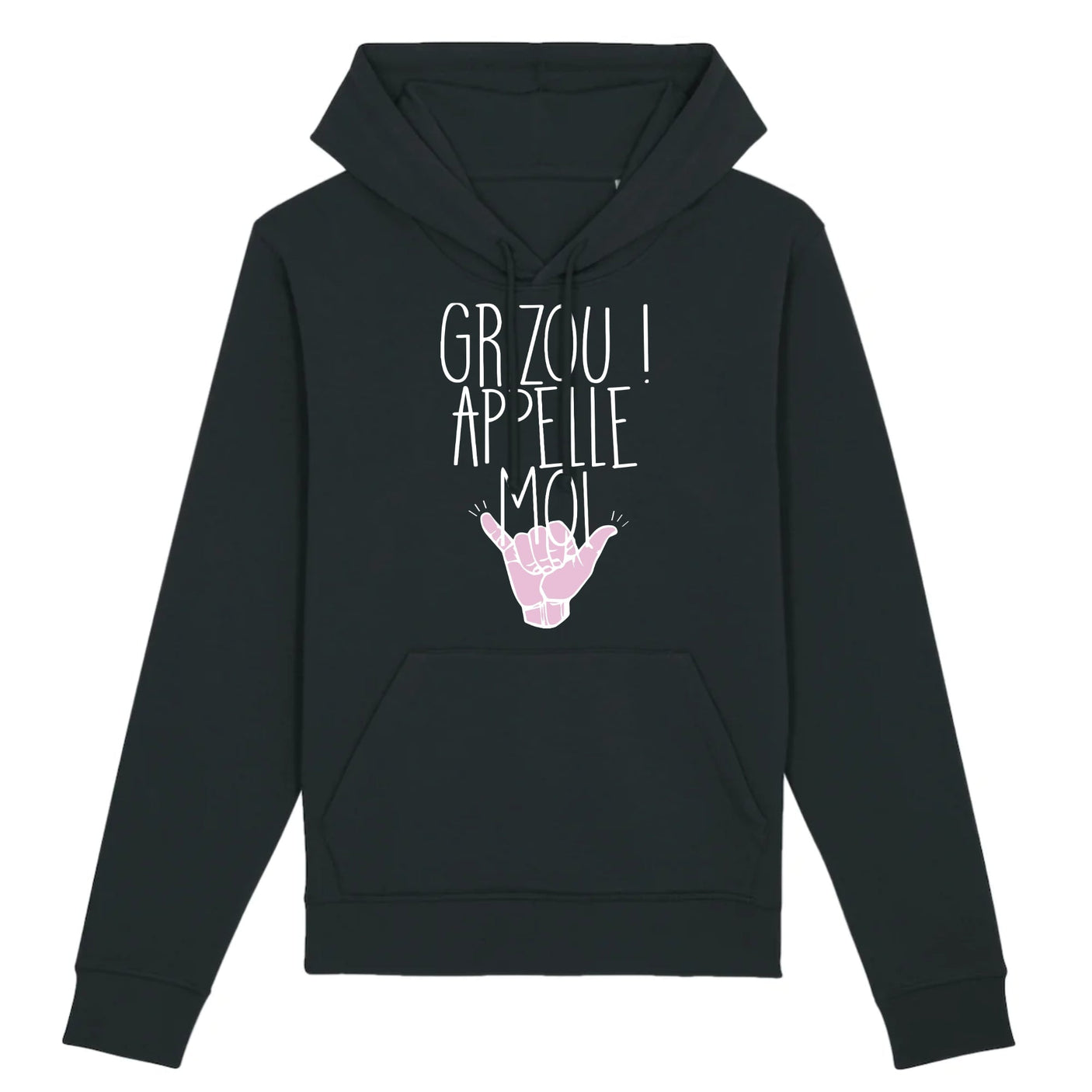 Sweat Capuche Adulte Grizou appelle moi
