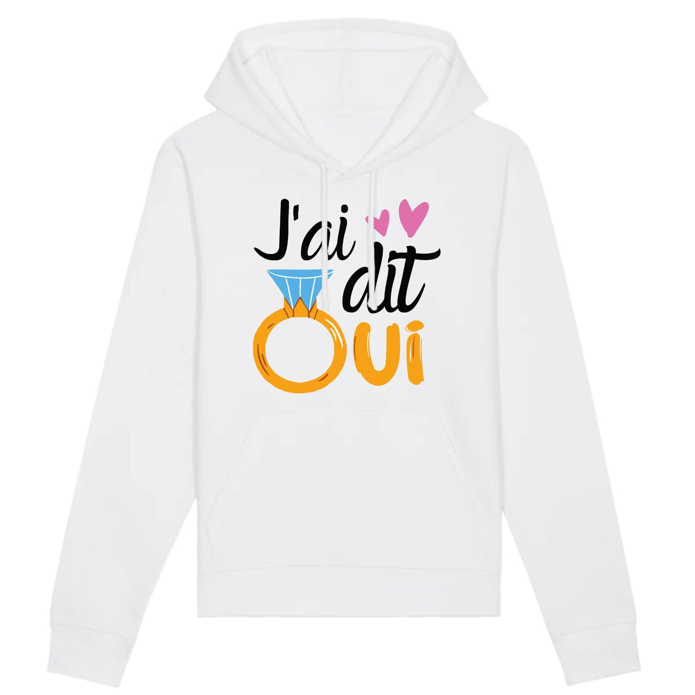 Sweat Capuche Adulte J'ai dit oui