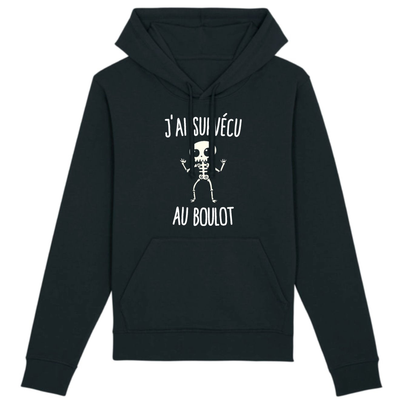 Sweat Capuche Adulte J'ai survécu au boulot