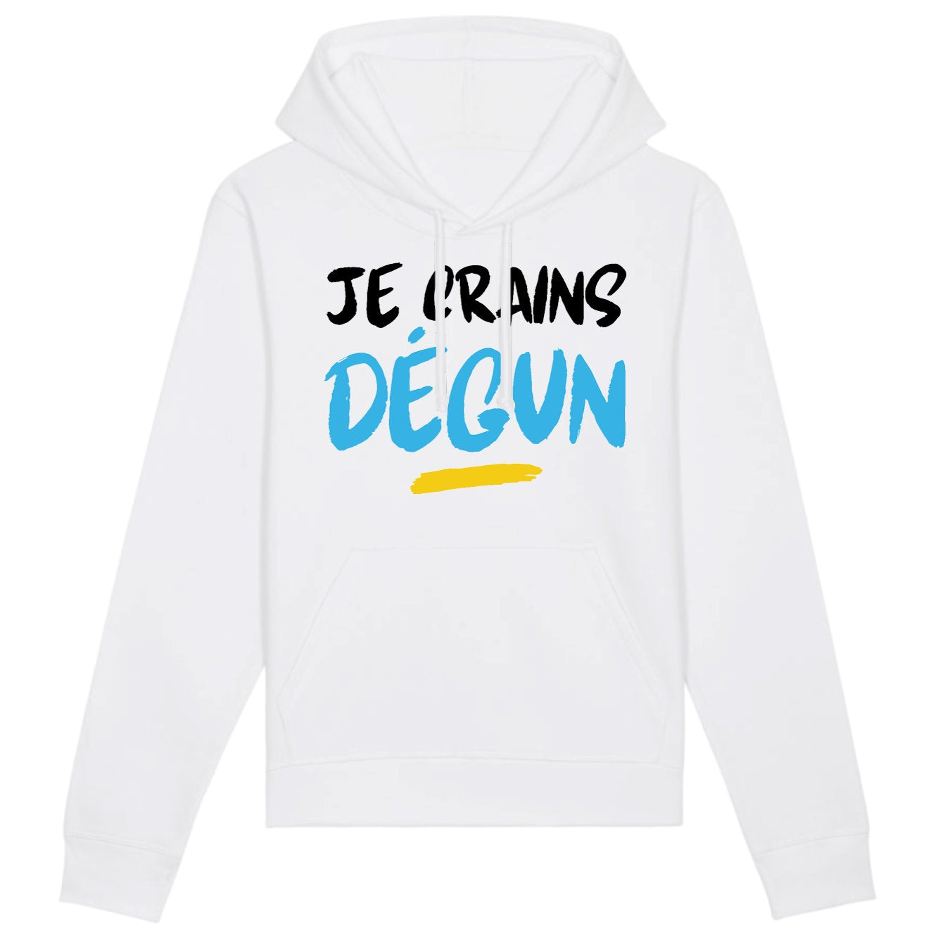 Sweat Capuche Adulte Je crains dégun