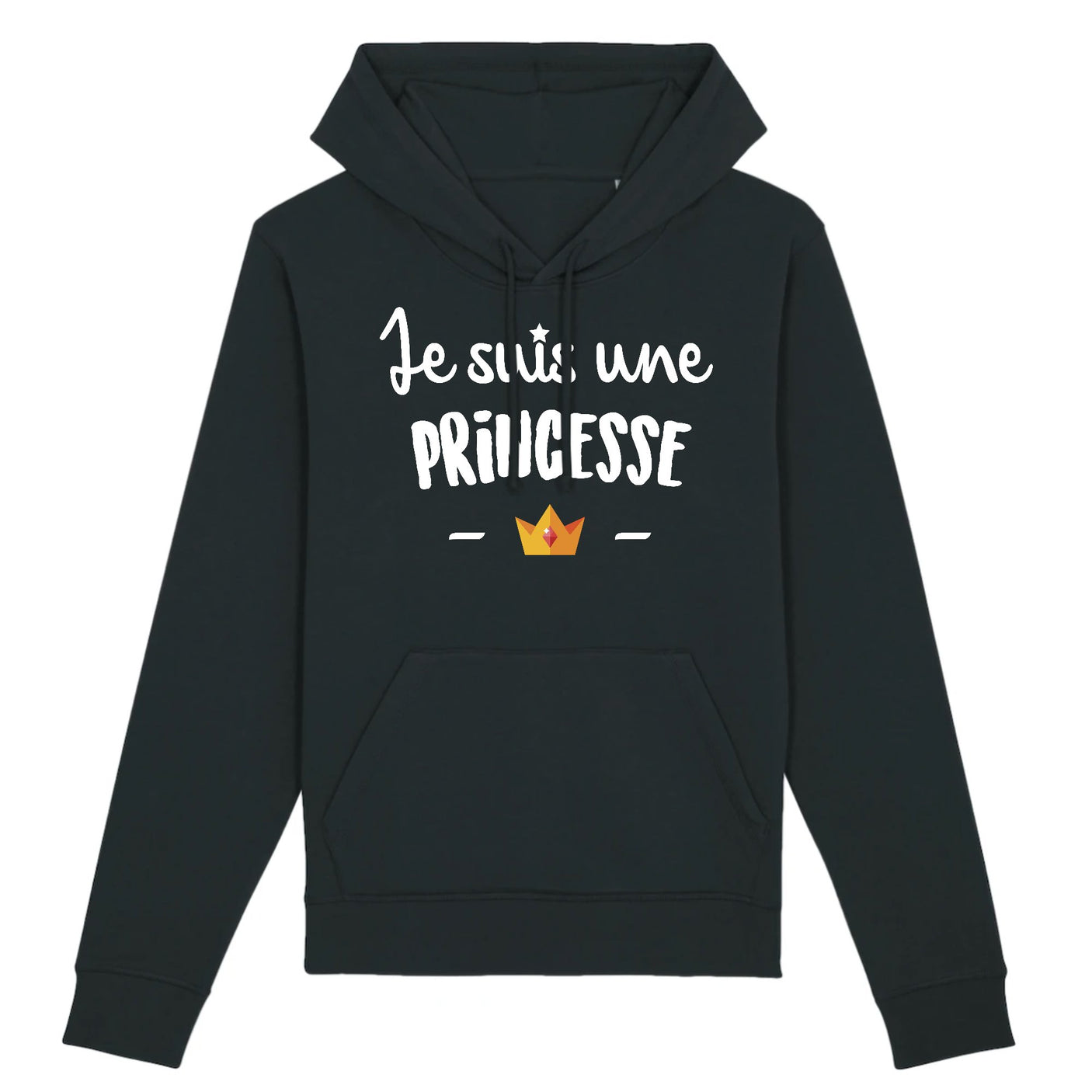 Sweat Capuche Adulte Je suis une princesse