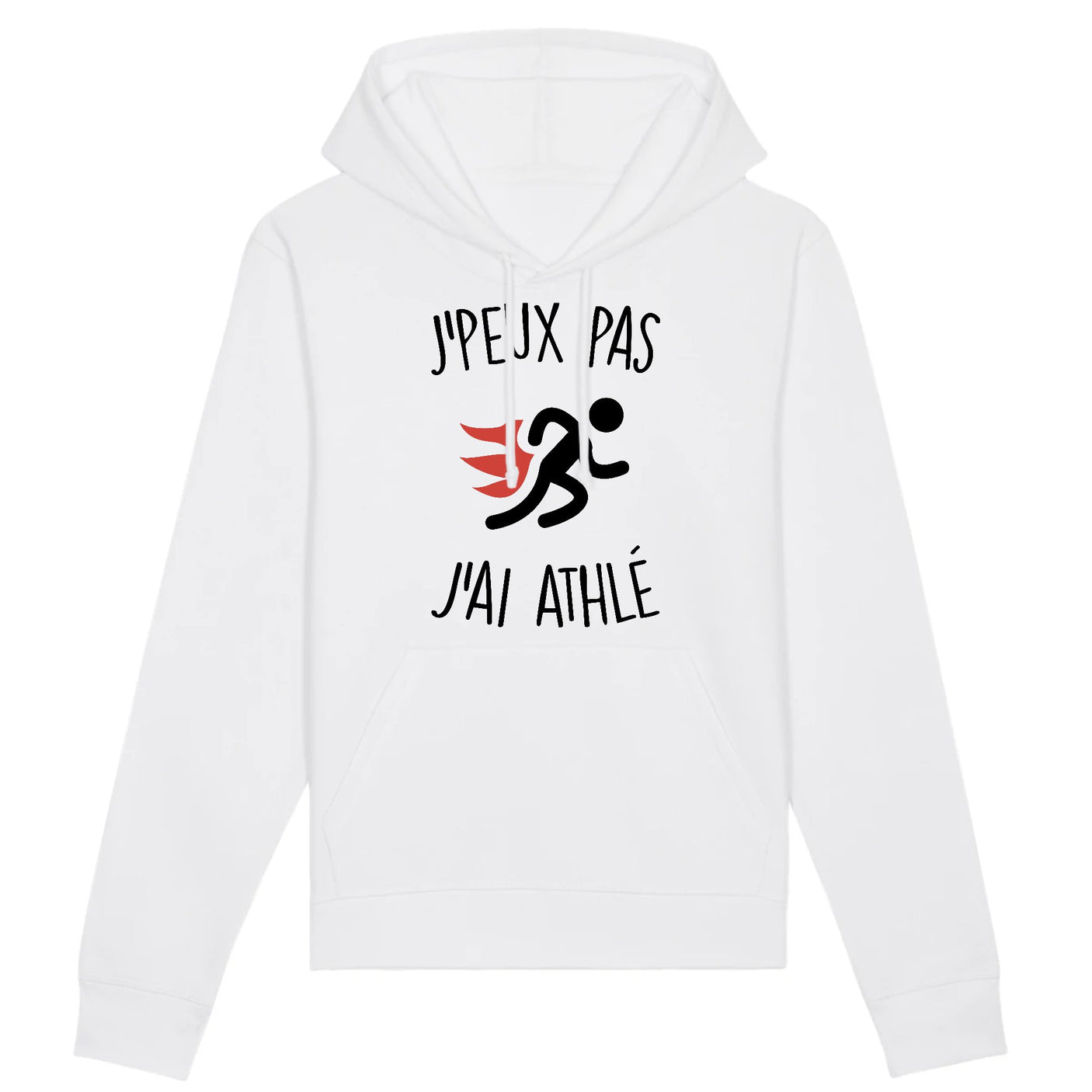 Sweat Capuche Adulte J'peux pas j'ai athlé