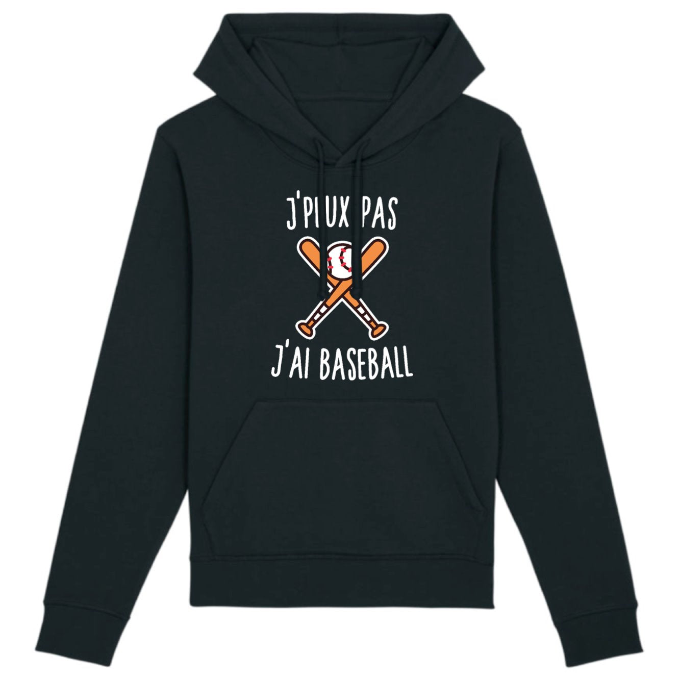 Sweat Capuche Adulte J'peux pas j'ai baseball