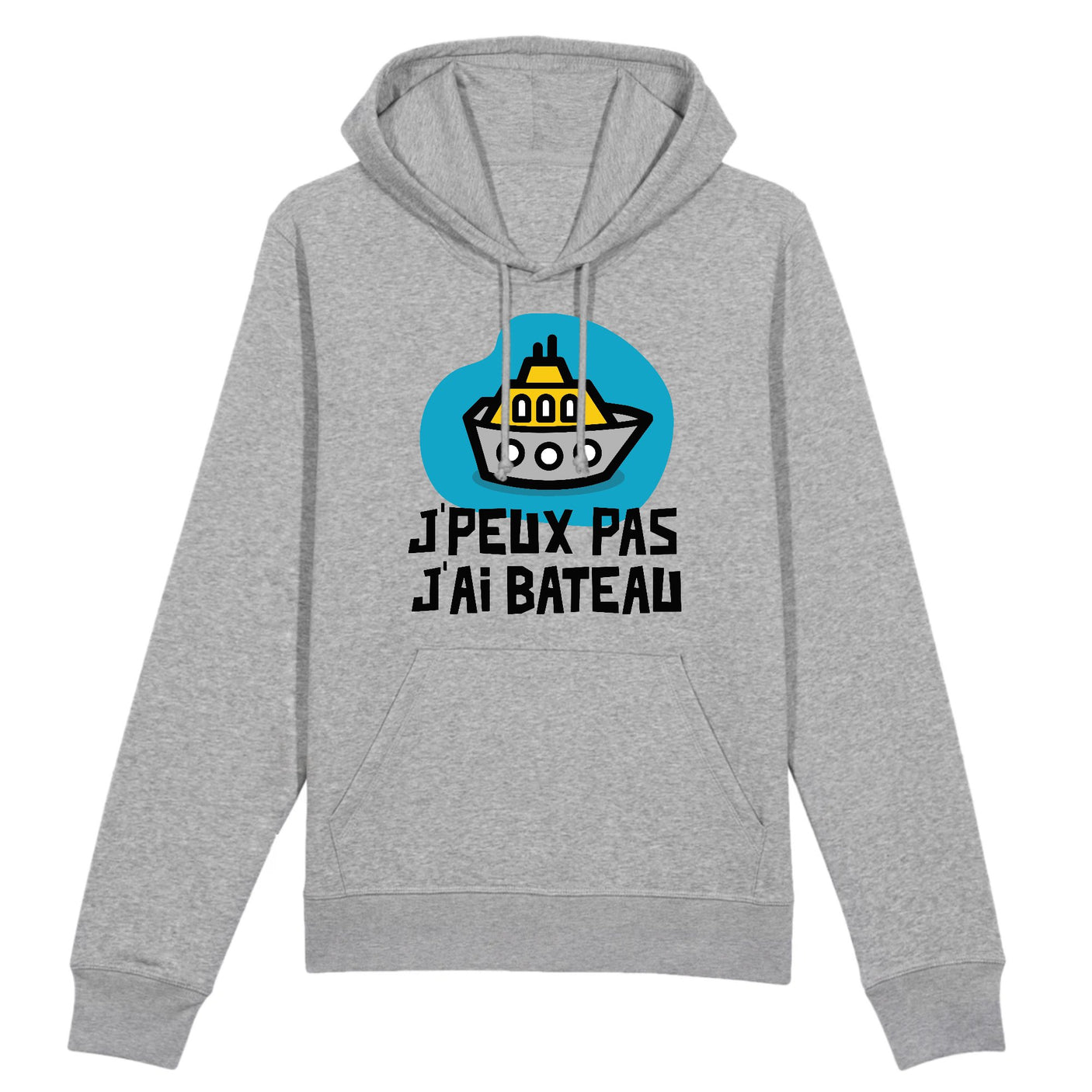 Sweat Capuche Adulte J'peux pas j'ai bateau