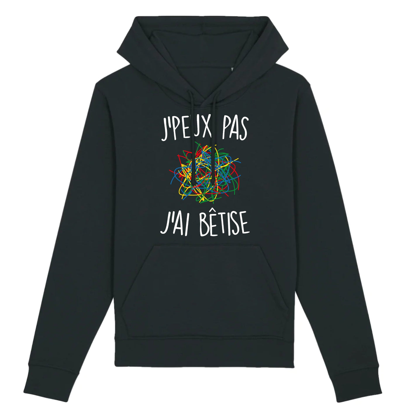 Sweat Capuche Adulte J'peux pas j'ai bêtise