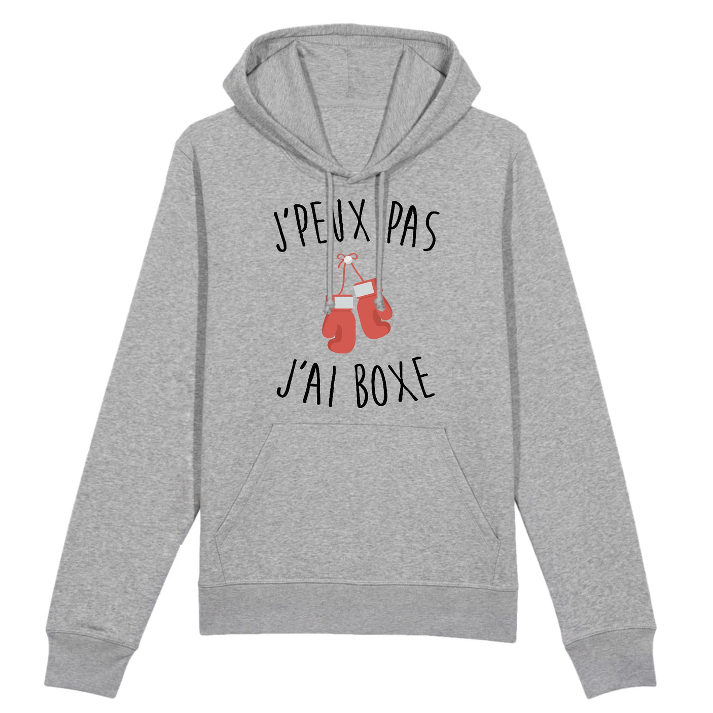 Sweat Capuche Adulte J'peux pas j'ai boxe