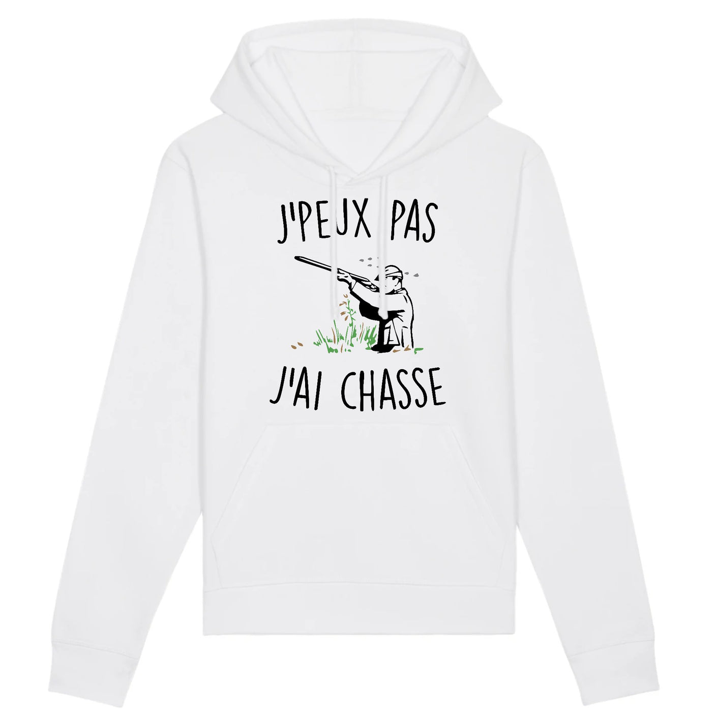 Sweat Capuche Adulte J'peux pas j'ai chasse