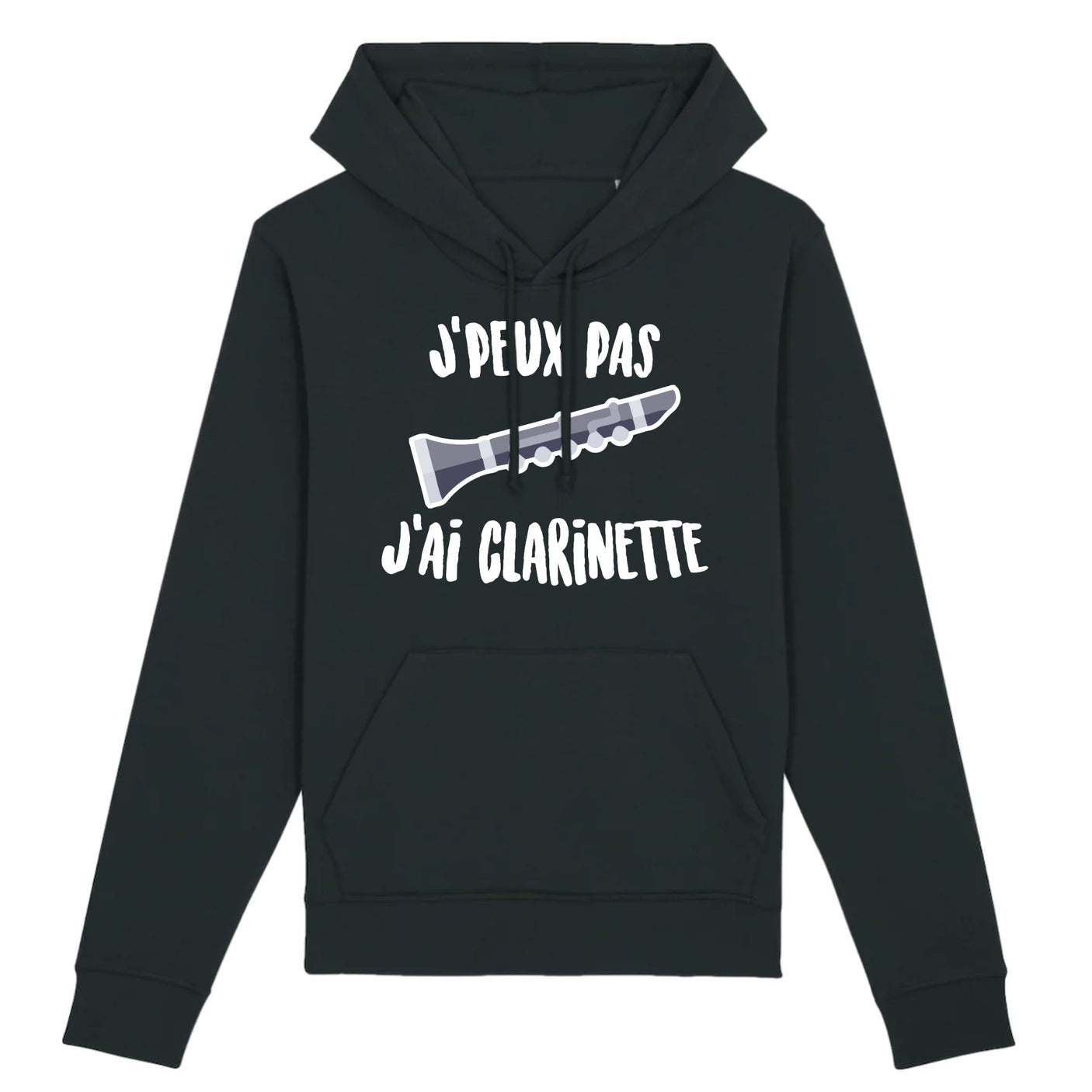Sweat Capuche Adulte J'peux pas j'ai clarinette