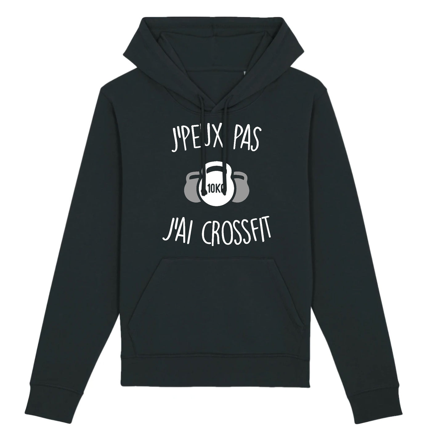 Sweat Capuche Adulte J'peux pas j'ai crossfit