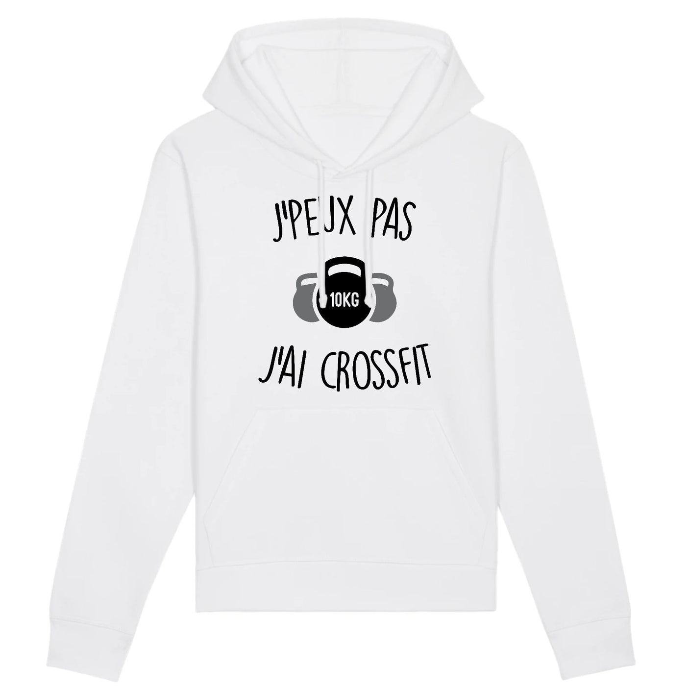 Sweat Capuche Adulte J'peux pas j'ai crossfit