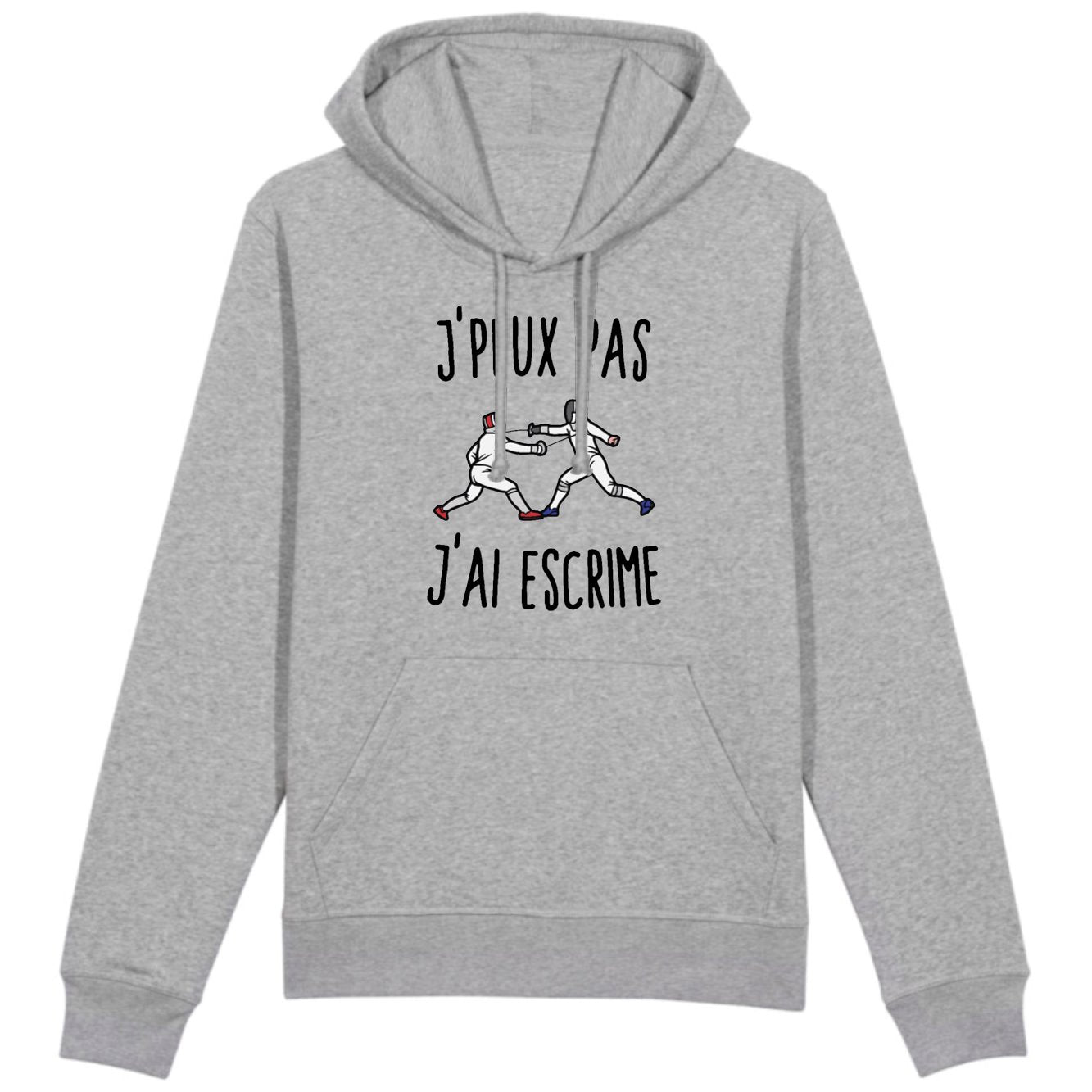 Sweat Capuche Adulte J'peux pas j'ai escrime