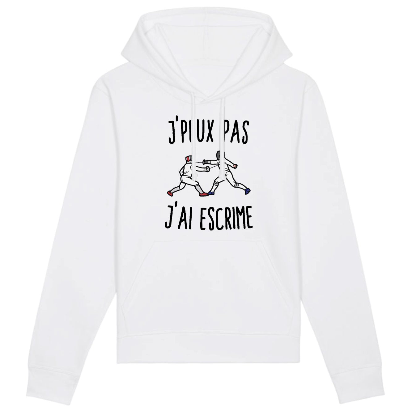 Sweat Capuche Adulte J'peux pas j'ai escrime