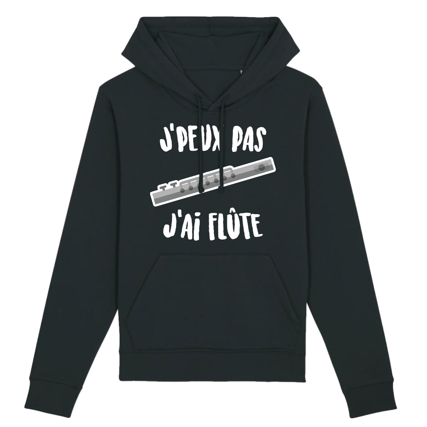 Sweat Capuche Adulte J'peux pas j'ai flûte