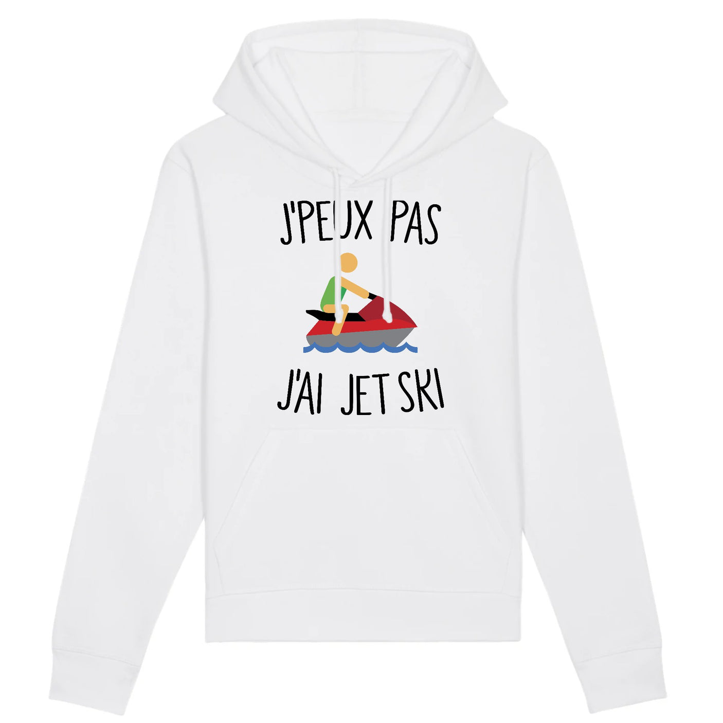 Sweat Capuche Adulte J'peux pas j'ai jet ski