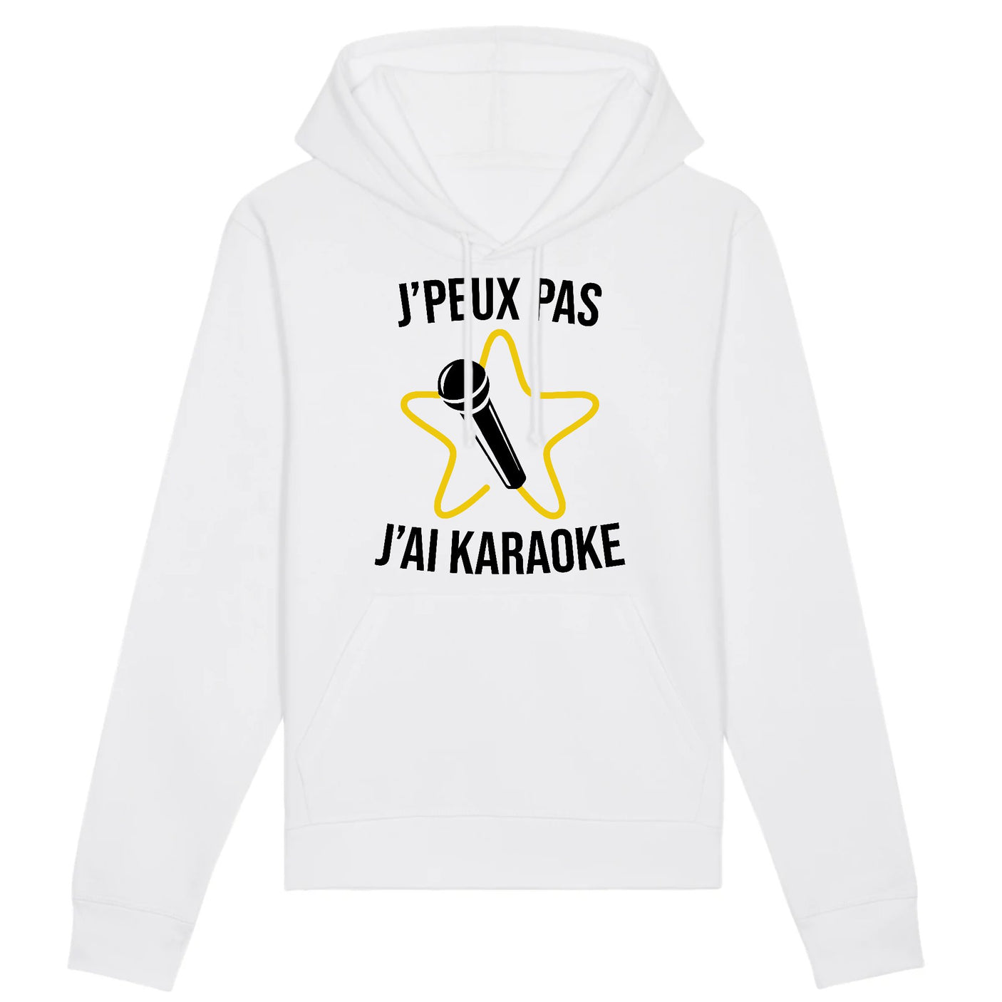 Sweat Capuche Adulte J'peux pas j'ai karaoke