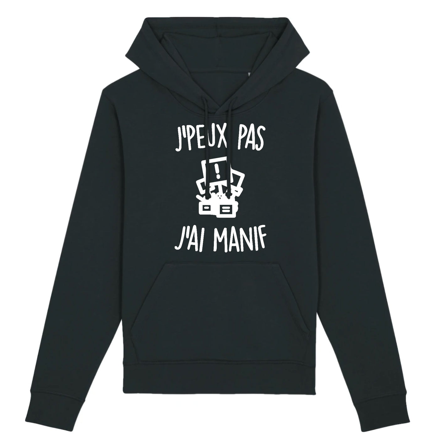 Sweat Capuche Adulte J'peux pas j'ai manif