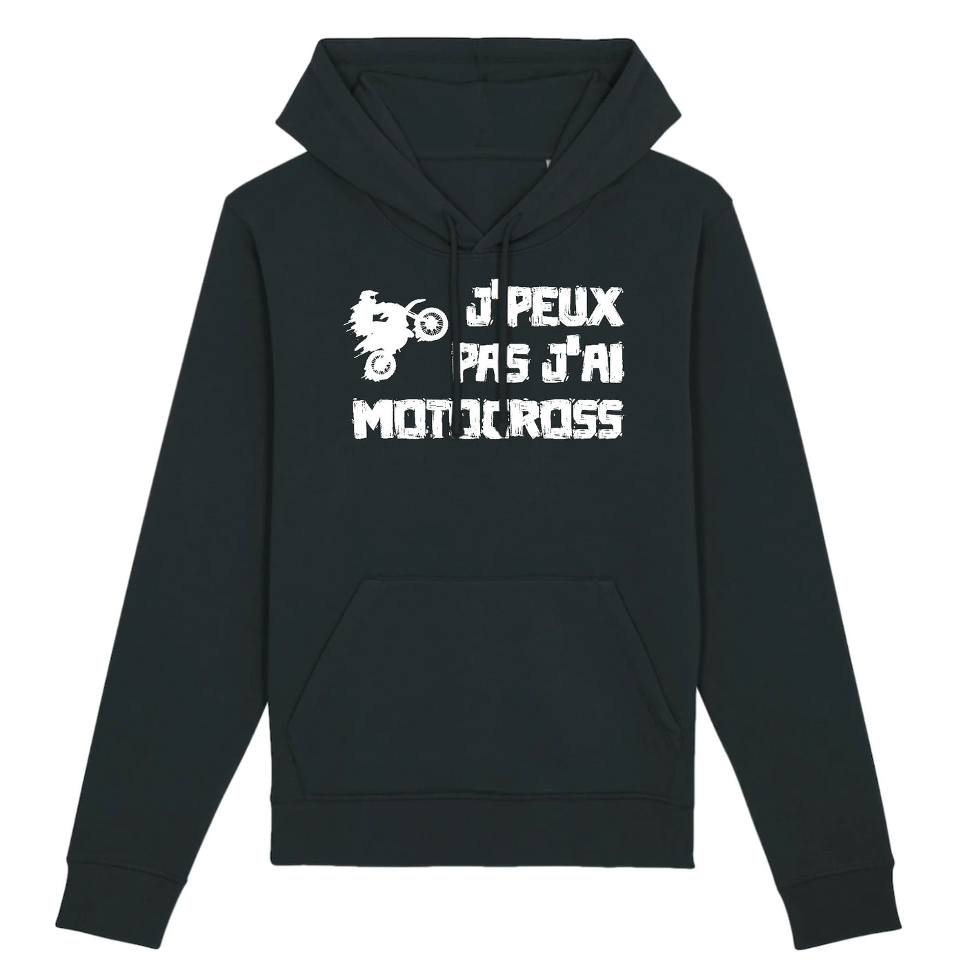 Sweat Capuche Adulte J'peux pas j'ai motocross