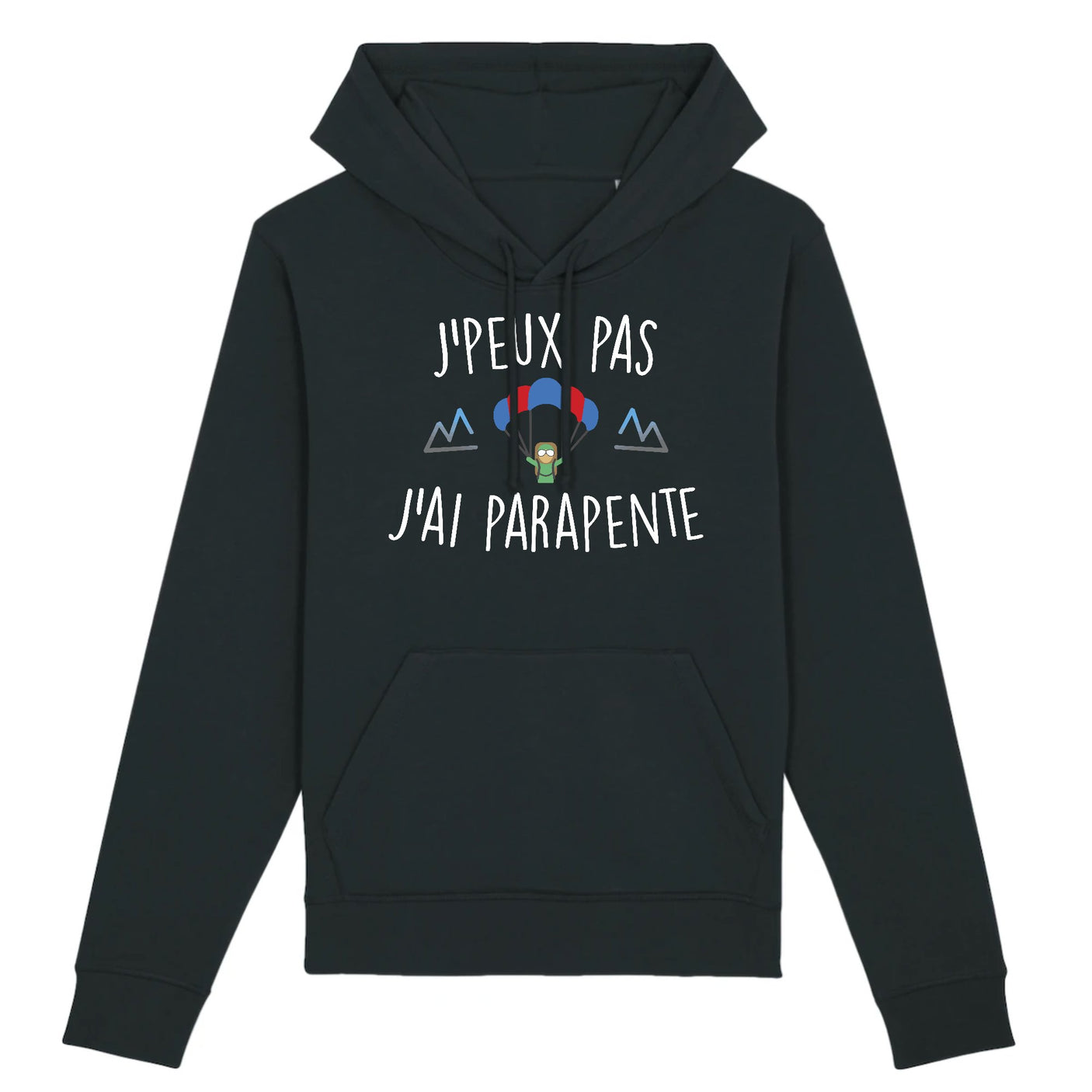Sweat Capuche Adulte J'peux pas j'ai parapente
