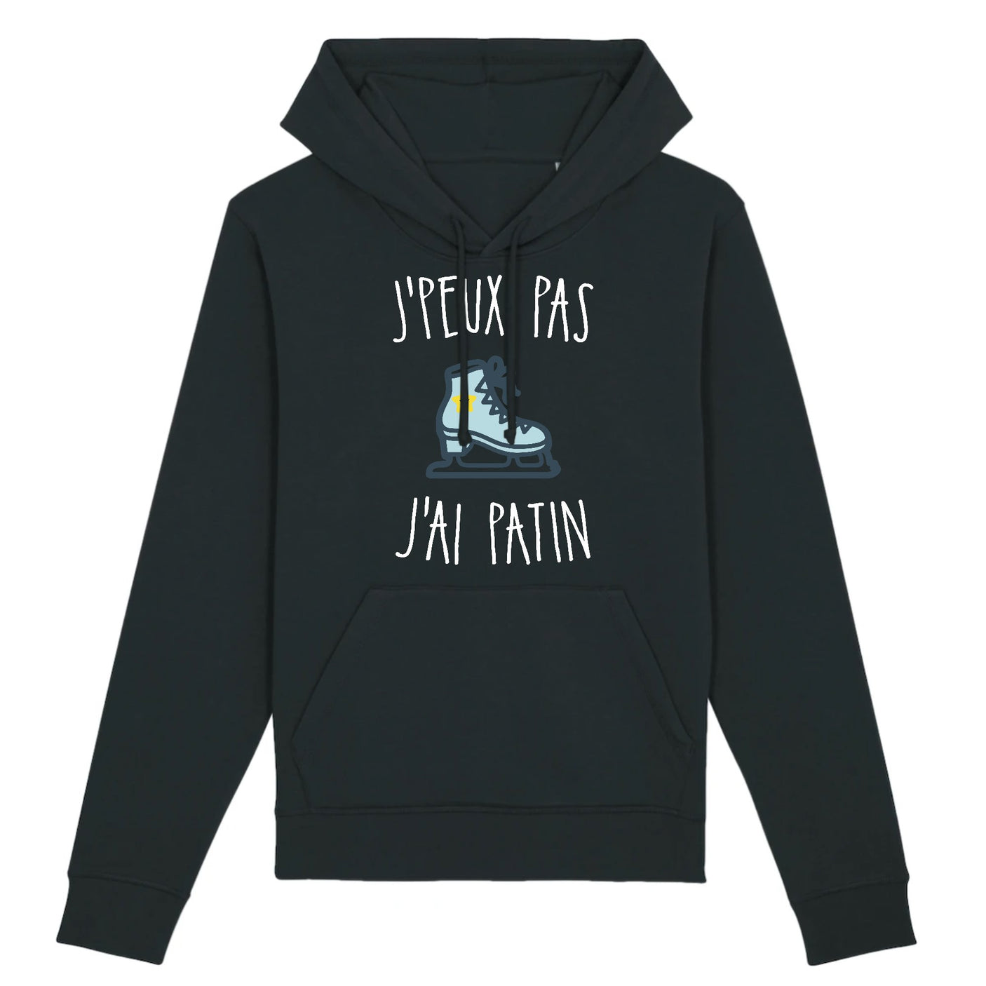 Sweat Capuche Adulte J'peux pas j'ai patin