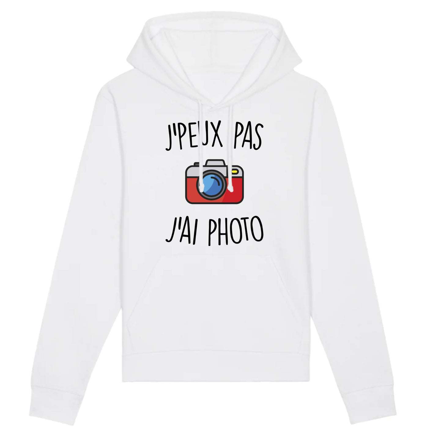 Sweat Capuche Adulte J'peux pas j'ai photo