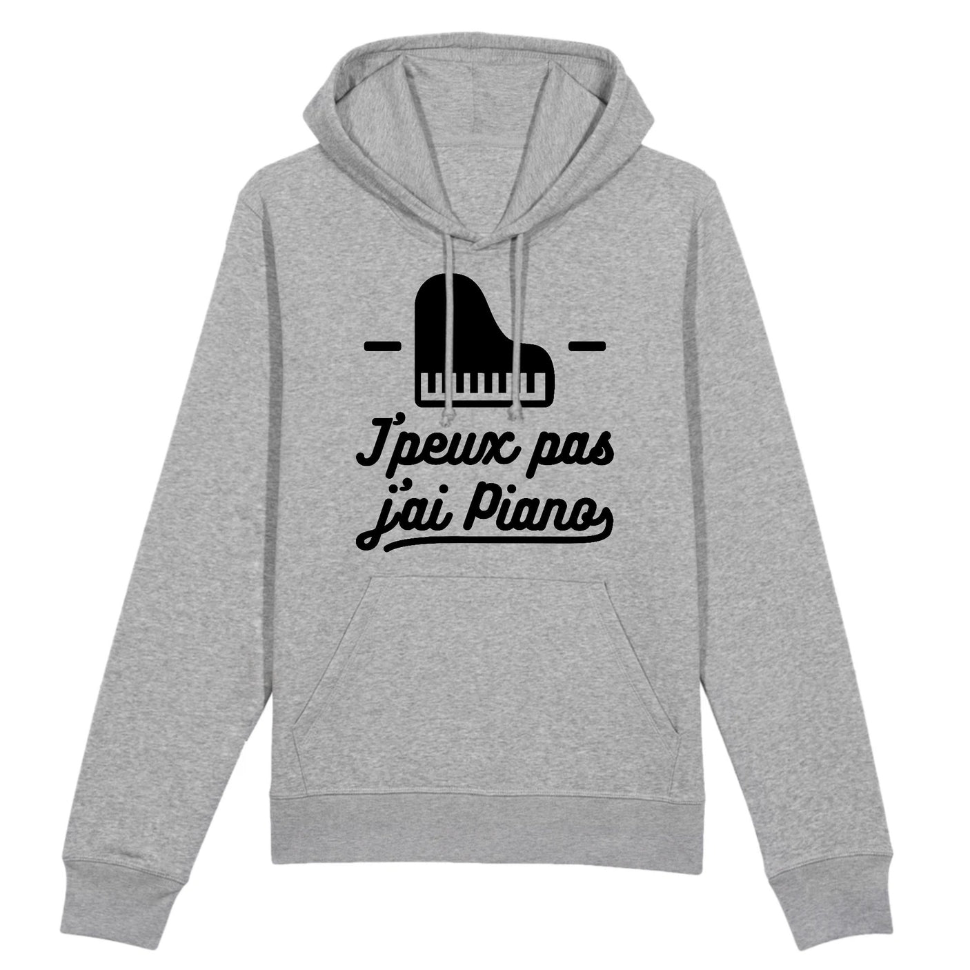 Sweat Capuche Adulte J'peux pas j'ai piano