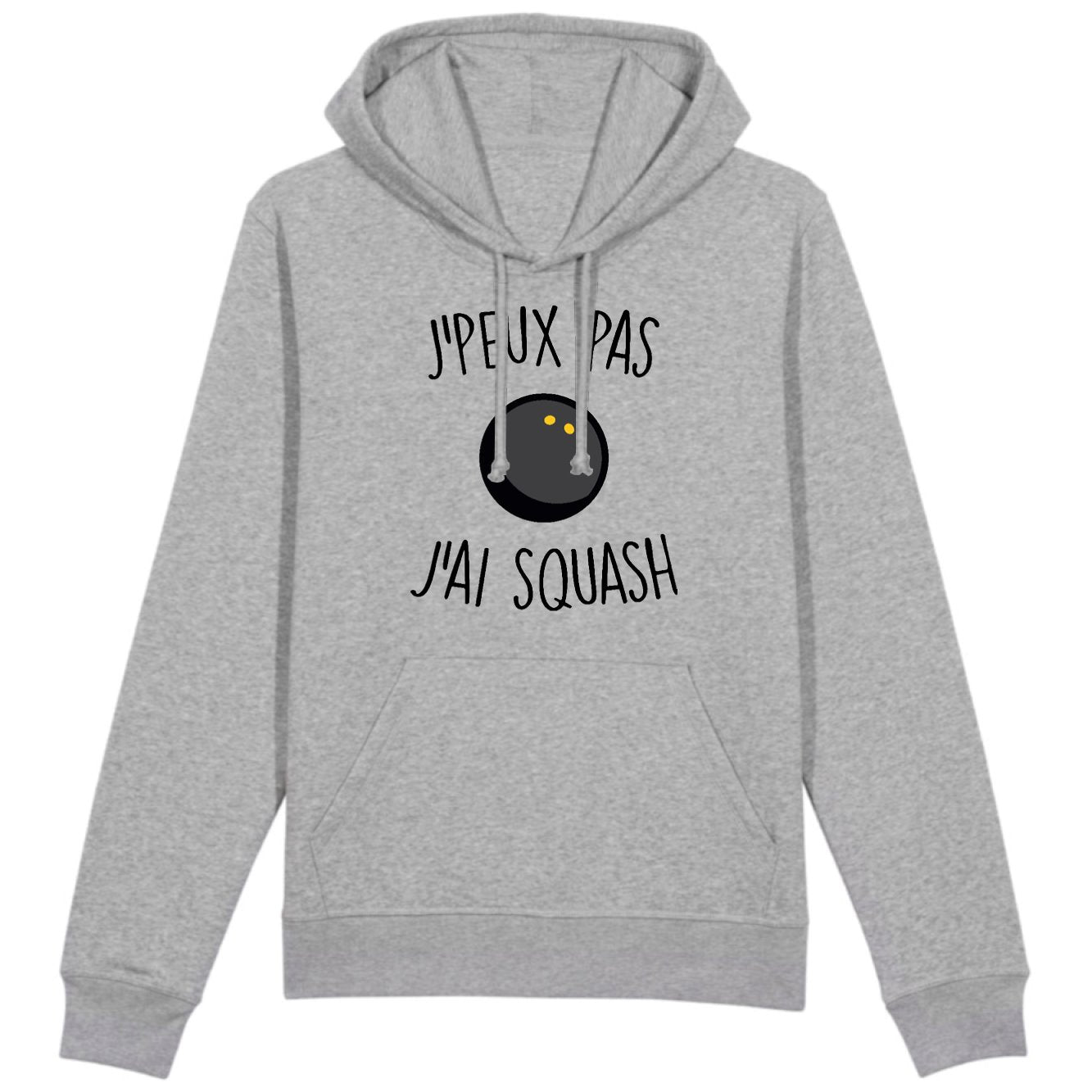 Sweat Capuche Adulte J'peux pas j'ai squash