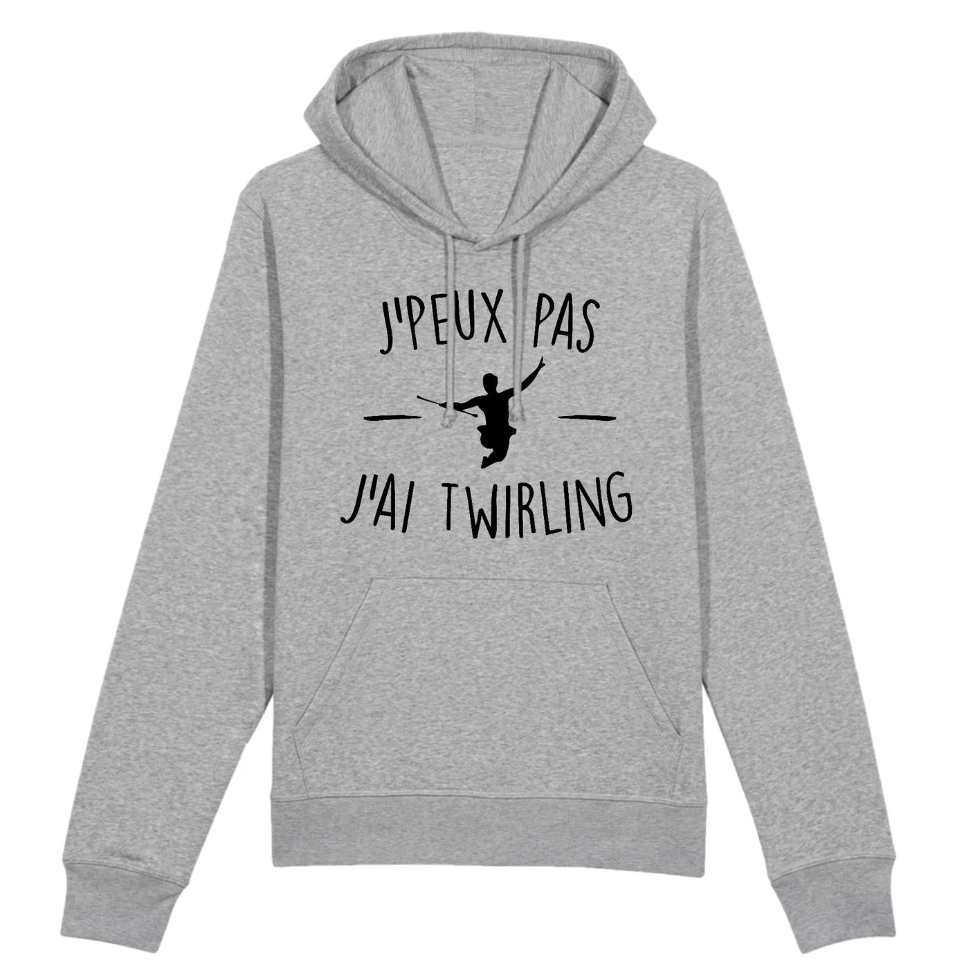 Sweat Capuche Adulte J'peux pas j'ai twirling