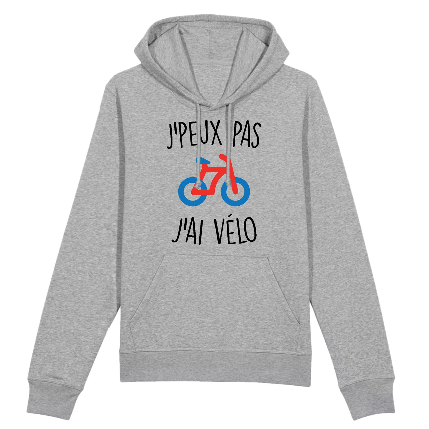 Sweat Capuche Adulte J'peux pas j'ai vélo