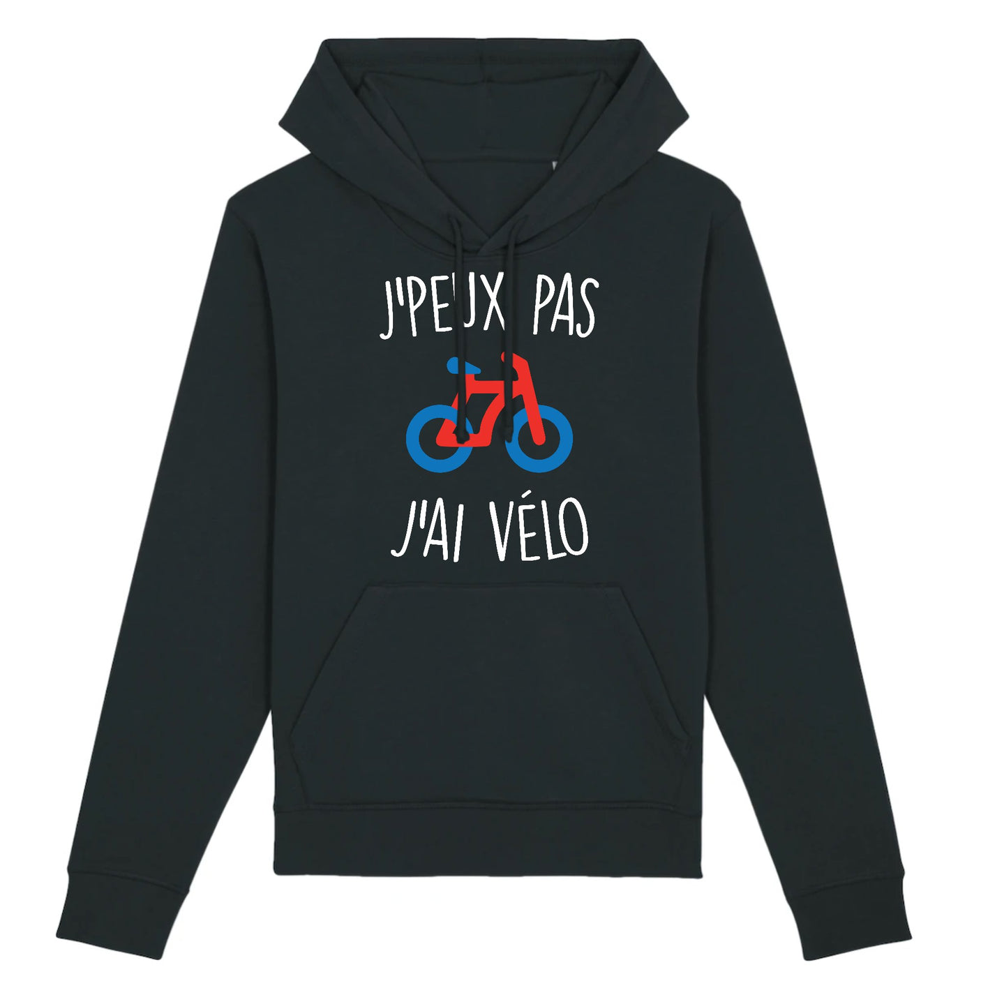 Sweat Capuche Adulte J'peux pas j'ai vélo